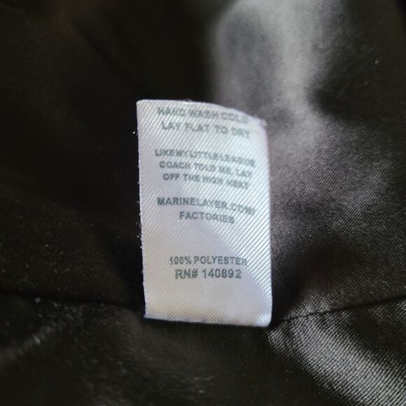 💥SALE! marine layer faux vegan leather pencil skirt black size s - Picture 5 of 6